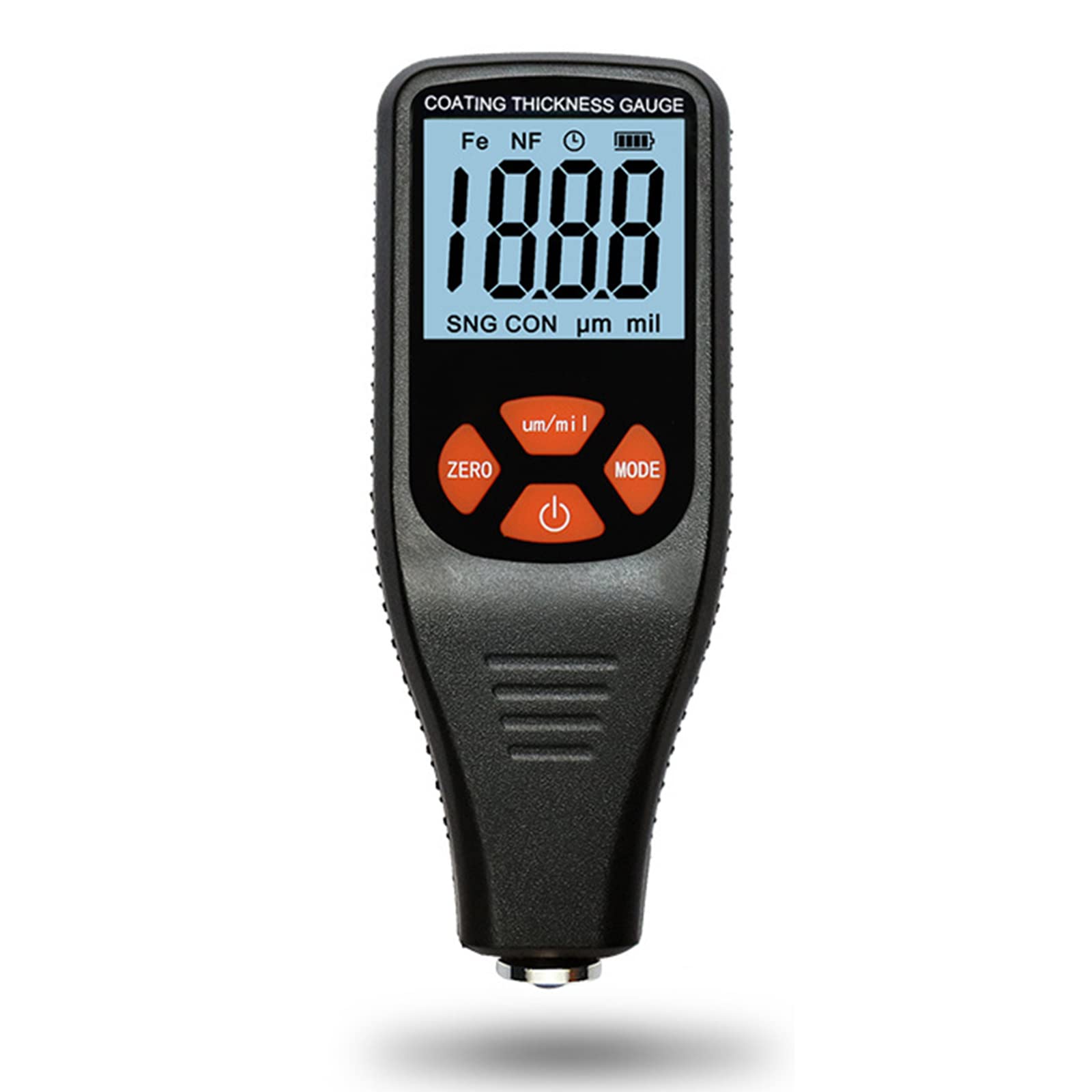 Spessimetro per Vernice Auto Portatile, Misuratore di Spessore del Rivestimento Fe & NF 2 in 1 Spessimetro Vernice, Misuratore di Spessore 0-1300um / 0-51,2mil Spessore del Rivestimento Tester