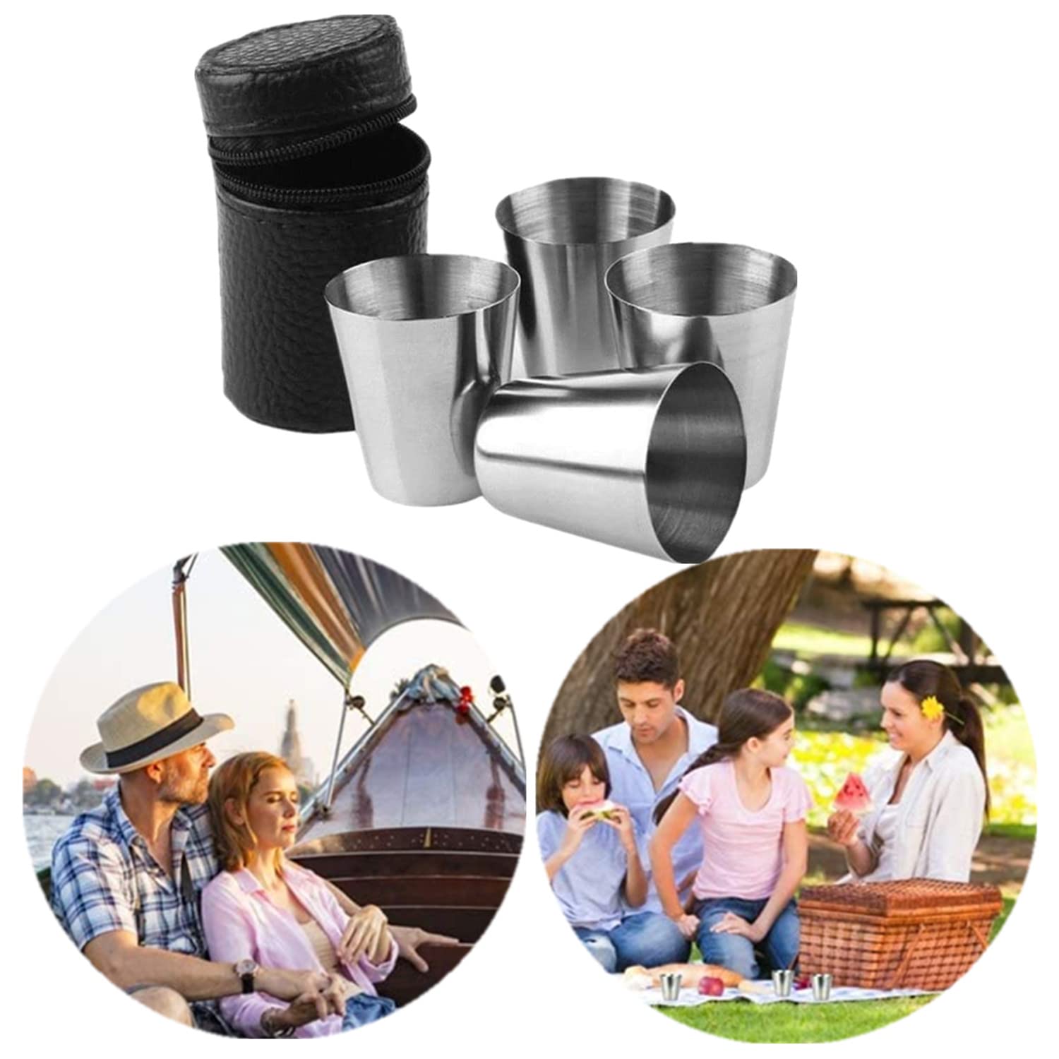 Lot De 6 Verres à Shooter En Verre 6,5cl H6cm