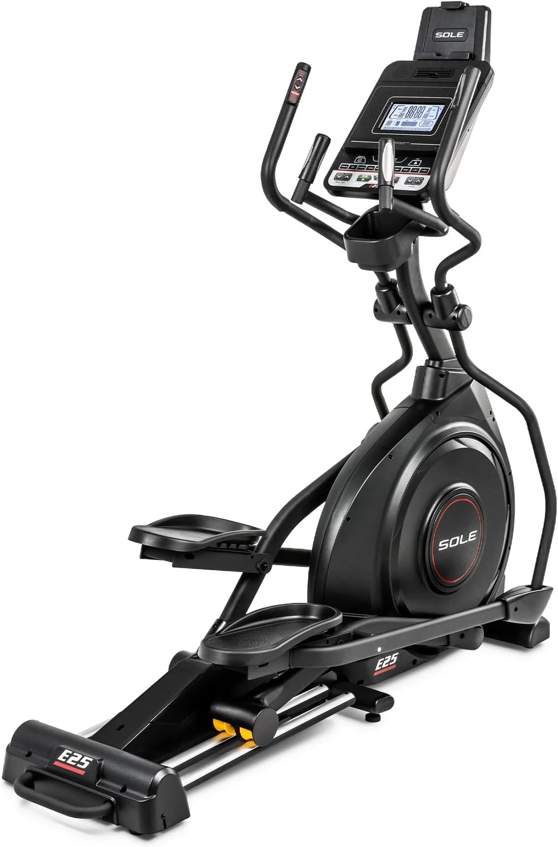 Sole SE25E Steel Elliptical Cross Trainer, Adult (Black)