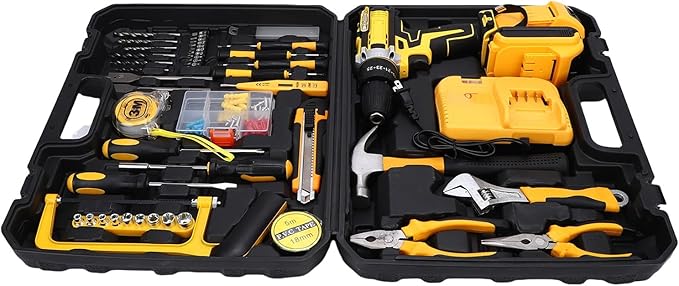Kit de Taladro Inalámbrico aqxreight 21V con 6 Mechas y Maletín miniatura 9