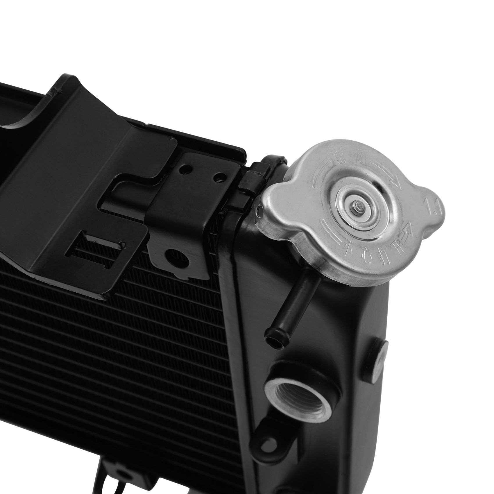 SLMOTO Black Motorcycle Replacement Radiator Water Cooler Cooling Fit For SUZUKI DL650 DL 650 V-Strom 2004 2005 2006 2007 2008 2009 2010 2011