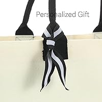 Vista 6 de Bolsa de mano de regalo para mujer, bolsa de lona impermeable, bolsa de playa, regalos divertidos de cumpleaños para niñas bailarinas amantes