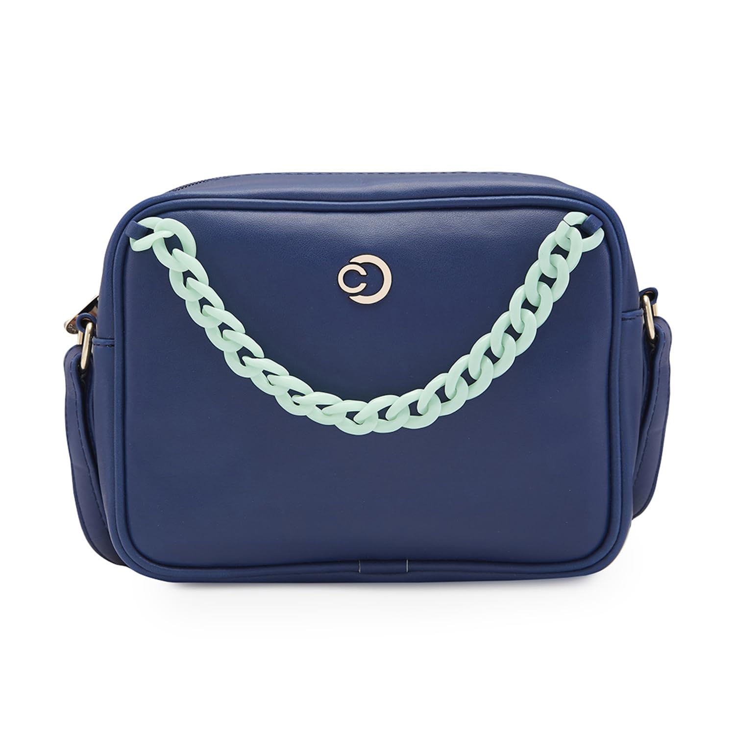 caprese Perline Sling Bag, Navy-Medium | Self Designed Handbag for Women | Adjustable Strap & Spacious Interiors | Perfect Ladies Purse for Carrying Everyday Essentials & Travel-picture-11