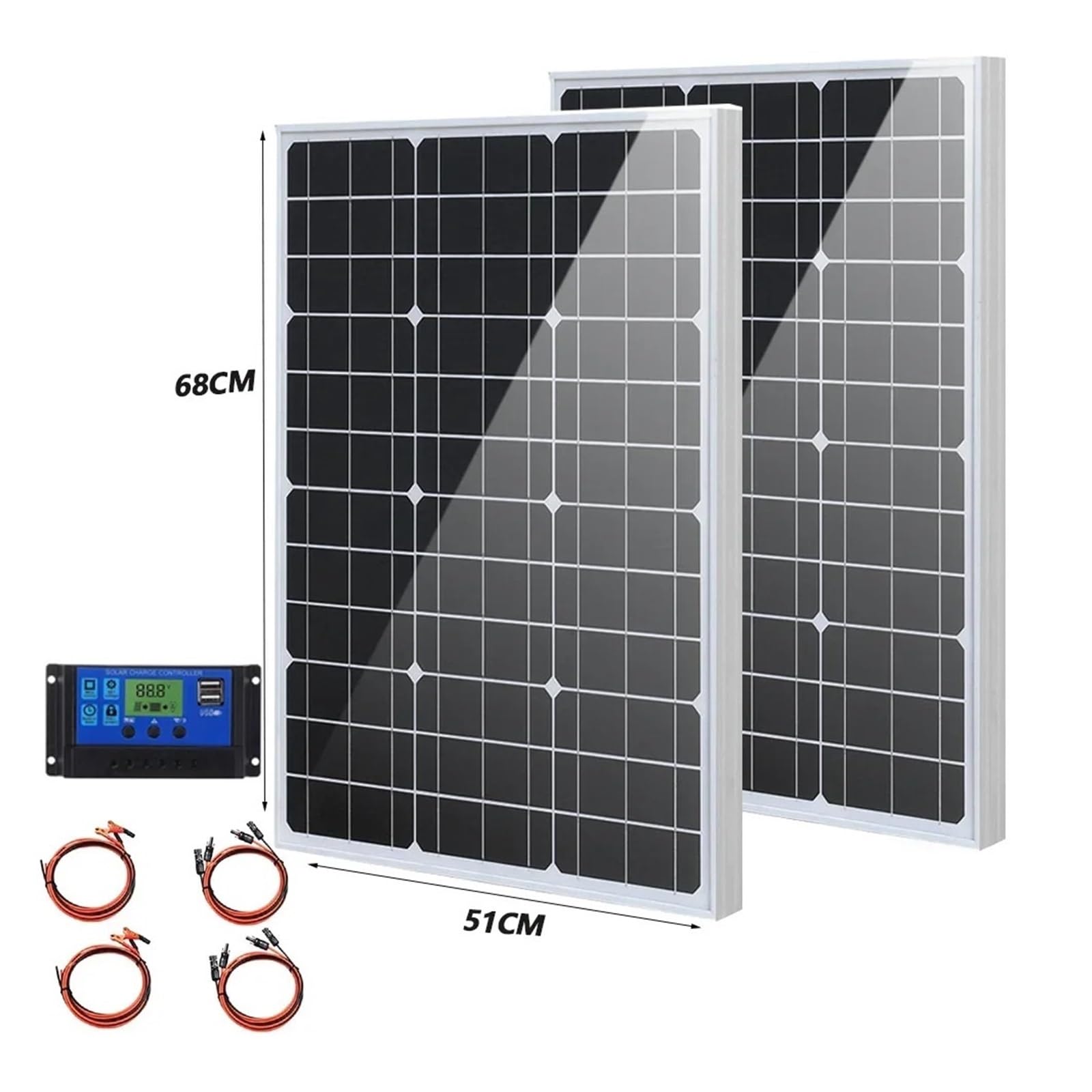 Pannello Solare, For Alimentatore Da Campeggio Domestico All'aperto | Pannello ad alta efficienza abbinato ad apparecchiature di alimentazione portatili da 3000 W e 6000 W(2000W)