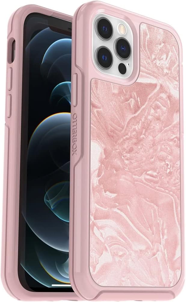 OtterBox Symmetry Clear Series Custodia Per IPhone 12 Mini - Effetto Shocked Rosa Iridescente - 4