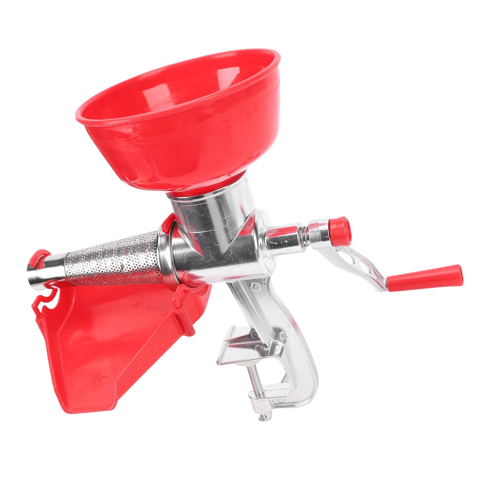 Passaverdure Manuale in Alluminio, Multipurpose Tomato Sauce Maker per Verdure, Frutta, con Manovella Manuale, Separa la Buccia Dalla Polpa, Consistenza Liscia, Piccolo e