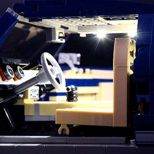Miniatura 5 de BRIKSMAX Kit de iluminación LED para Ford Mustang, compatible con el modelo de bloques de construcción Lego 10265, no incluye el juego de Lego