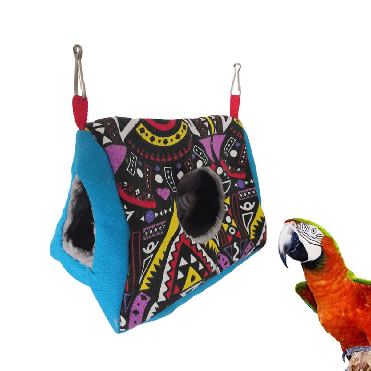 FOMIYES 3 Piezas Cama de Invierno para hámster Hamaca Colgante de pájaro Cama de pájaro cálido hamacas Colgantes Nido de Pájaro Nido de Loros Interior el Nido del pájaro Hamaca de pájaro