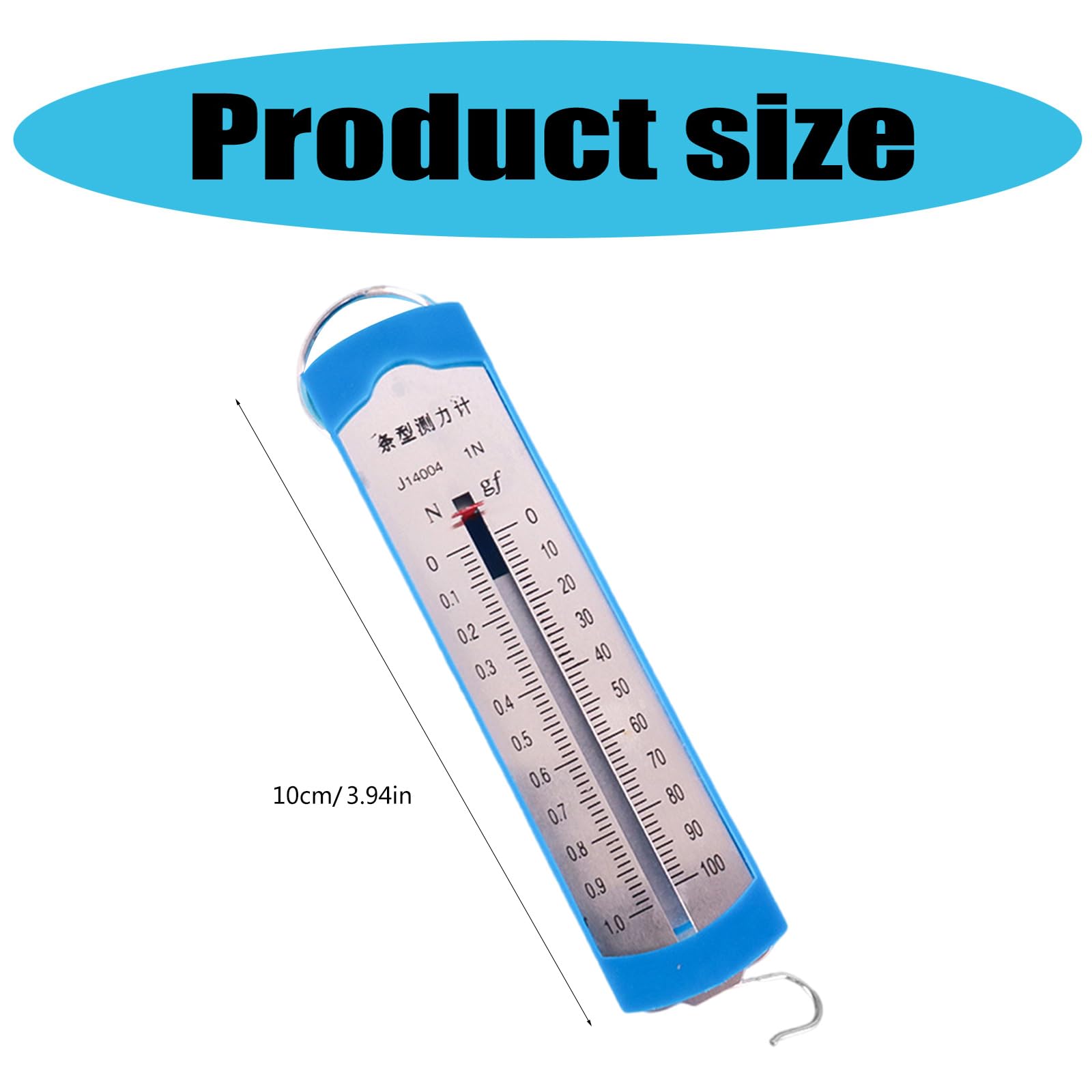WikoNasc 1N 2.5N 5N 10N Spring Dynamometer Physics Experiments Gauges Teaching Aid Spring Scale Easy to Read