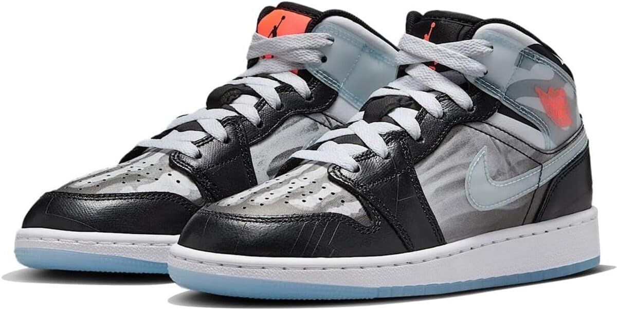 NIKE JORDAN 1 mid  スニーカー 10.5 28.5 Amazon.com | Jordan Youth Air Jordan 1 Anthracite/Sky J