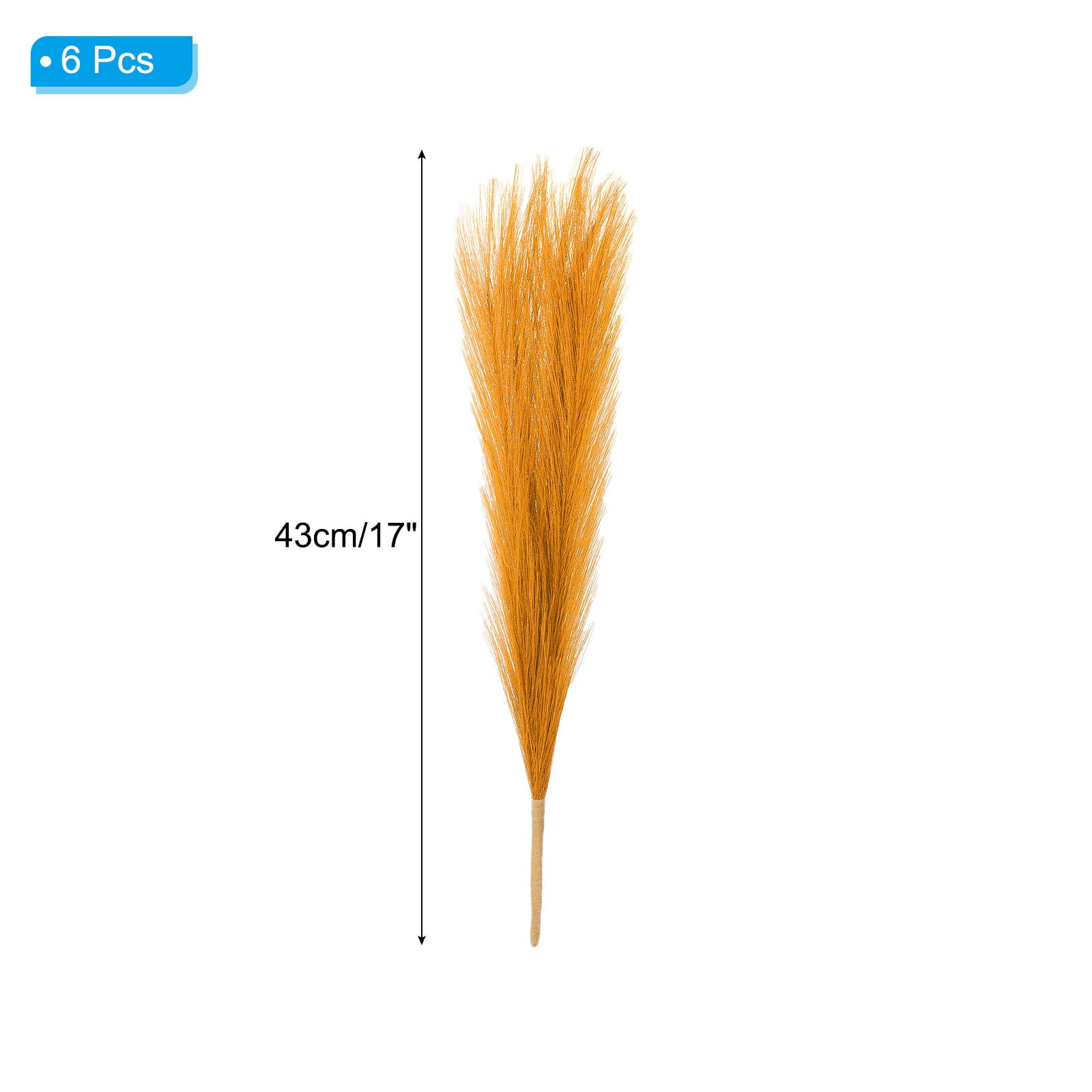 PATIKIL 17 Inch Faux Pampas Grass - Image 2
