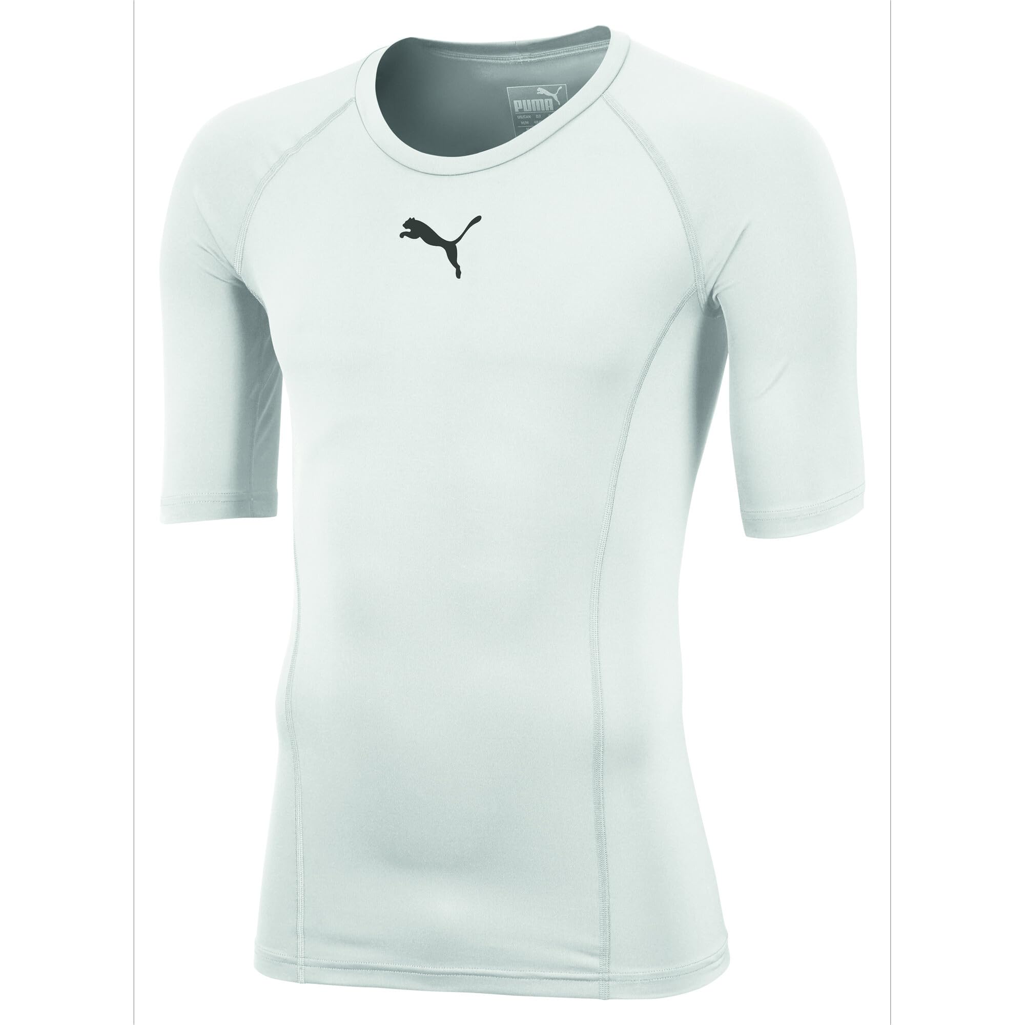 Puma LIGA Kids Baselayer Short Sleeves T-Shirt, Puma White, 116