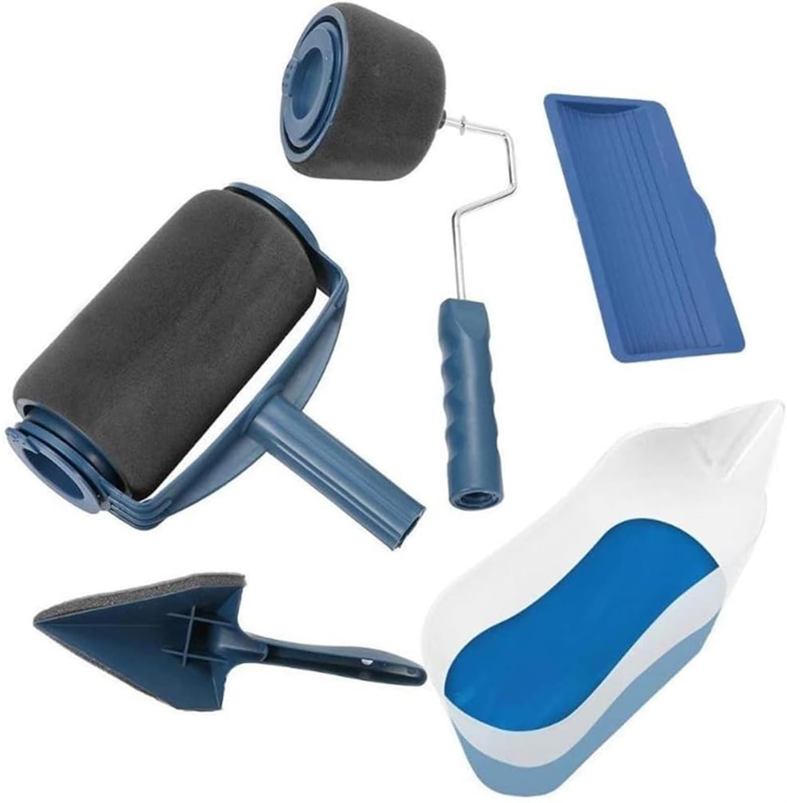 Paint Roller， 5/8pcs Paint Roller Multifunctional Household Use Wall Decorative Brush Tool Painting Brushes Set