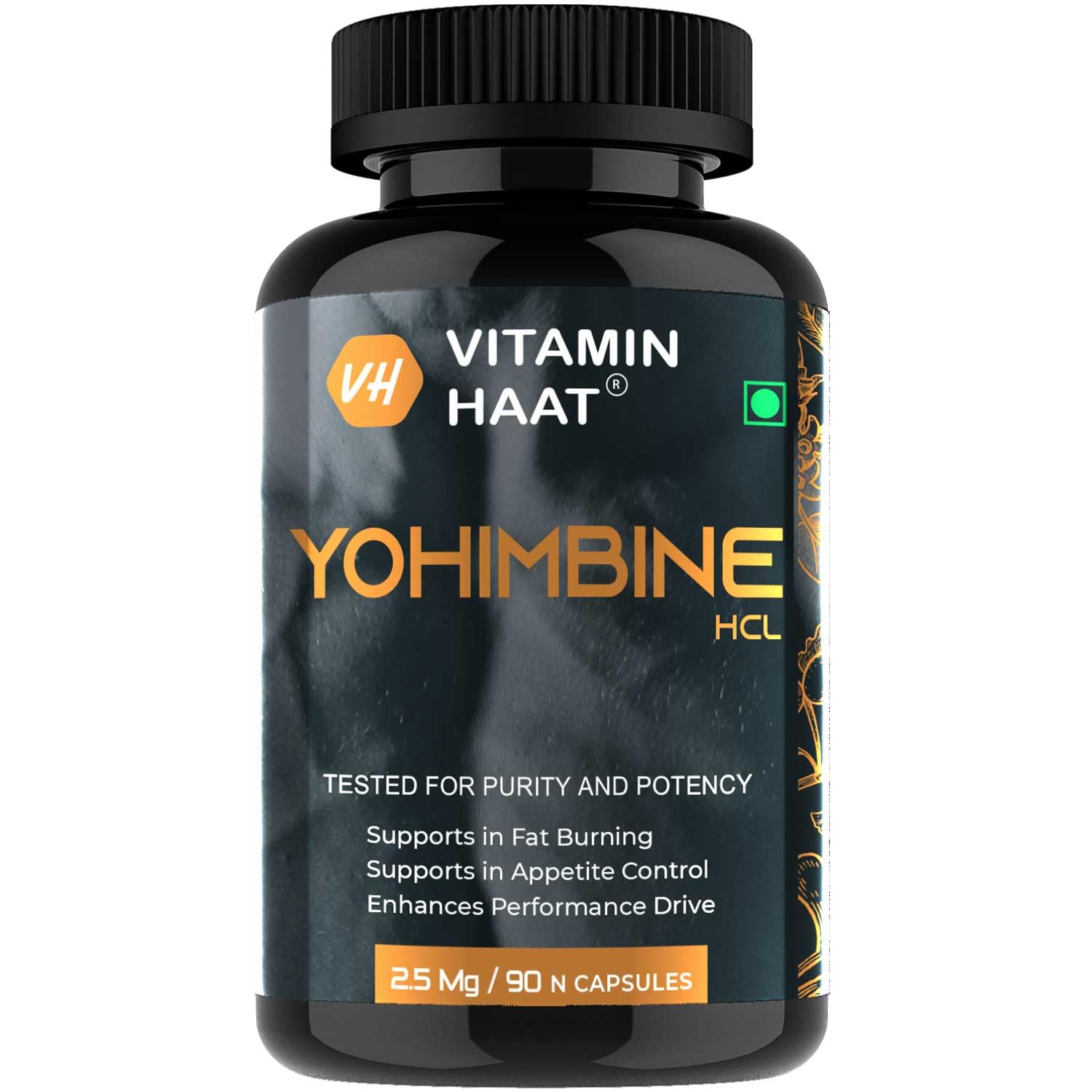 Vitaminhaat Yohimbine 2.5 mg 90 Capsule Pack Of 1-picture-18
