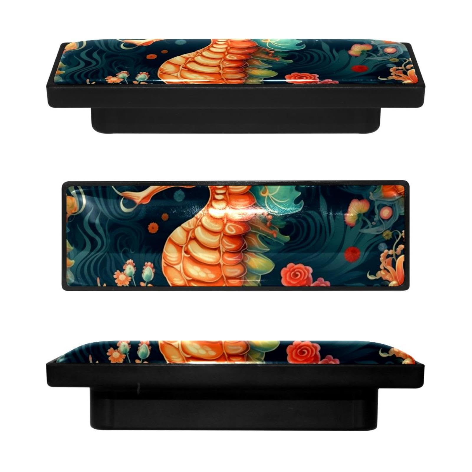 Boutons d'armoire rectangulaires poignée de tiroir et meuble