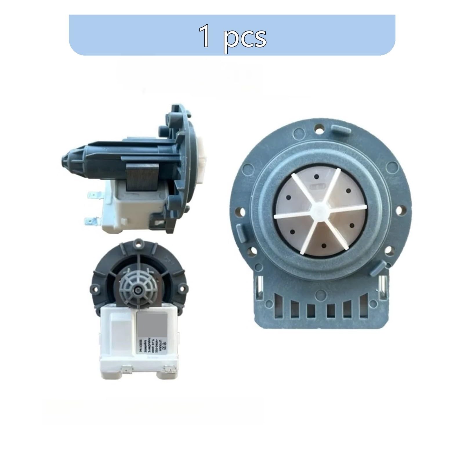 Waschmaschinen-Ablaufpumpenmotor, Kompatibel for Midea, B30-6A 220–240 V, 50 Hz, Trommelwaschanlage, Entwässerungsteile