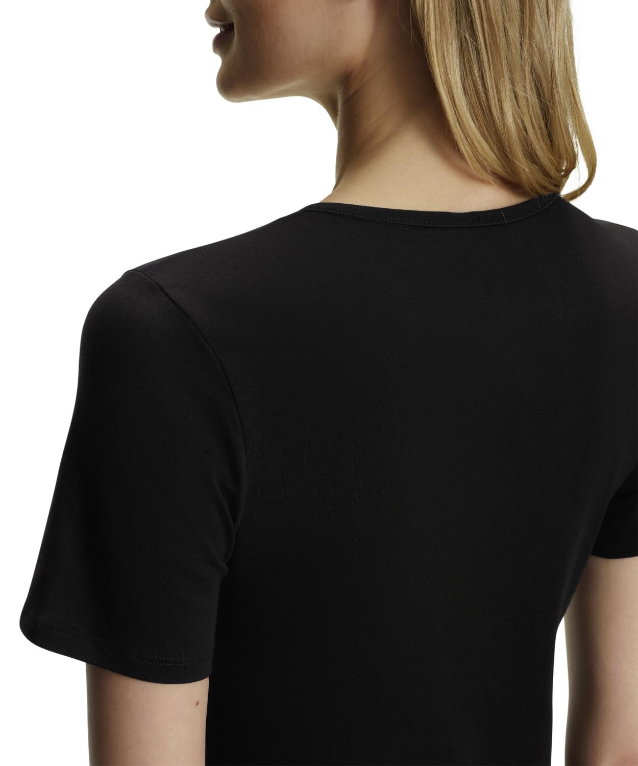 FALKE Women Daily Comfort Scoop Neck, Black (Black 3000), XXL