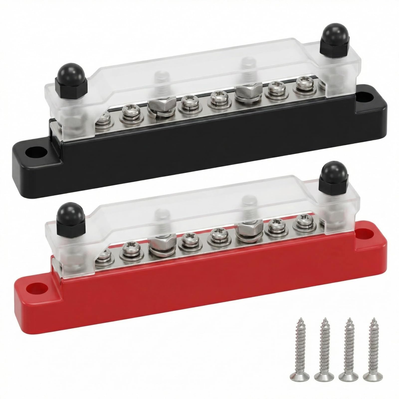 Busbar 12V-48V 150A Bloque de Distribución de Alta Corriente para Coche Barco Caravana