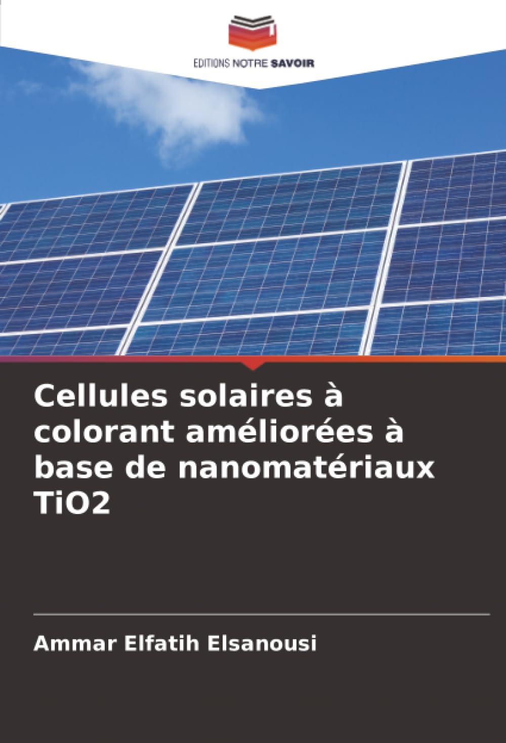 Cellules solaires à colorant améliorées à base de nanomatériaux TiO2