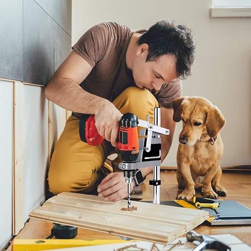 Soporte de prensa de taladro, abrazadera de banco universal para taladro de escritorio, herramienta de reparación de banco de trabajo con base de