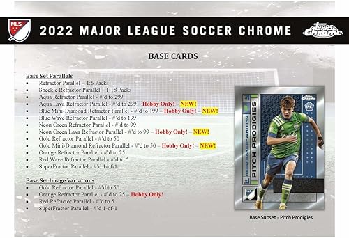Miniatura 6 de 2022 Topps Chrome MLS Hobby BOX