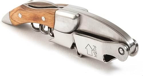 Miniatura 6 de Prestige Waiters - Abridor de botellas de vino de Coutale Sommelier - Palisandro - Abridor de vino de doble palanca patentado francés - Gran