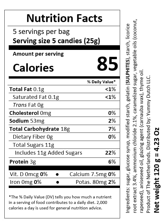 Miniatura 2 de Venco Monedas Duro Dulce Regaliz Negro 4.2 Oz Bolsa