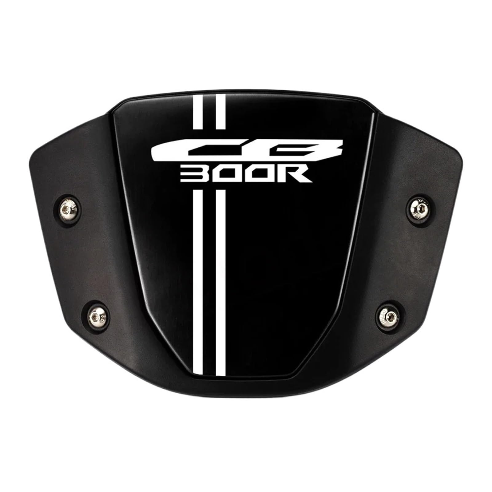 Motorcycle Accessories Compatible with CB 250r 300R CB250R CB300R 125 250 300 R Front Screen Windscreen Wind Deflector(CB300R-Black)