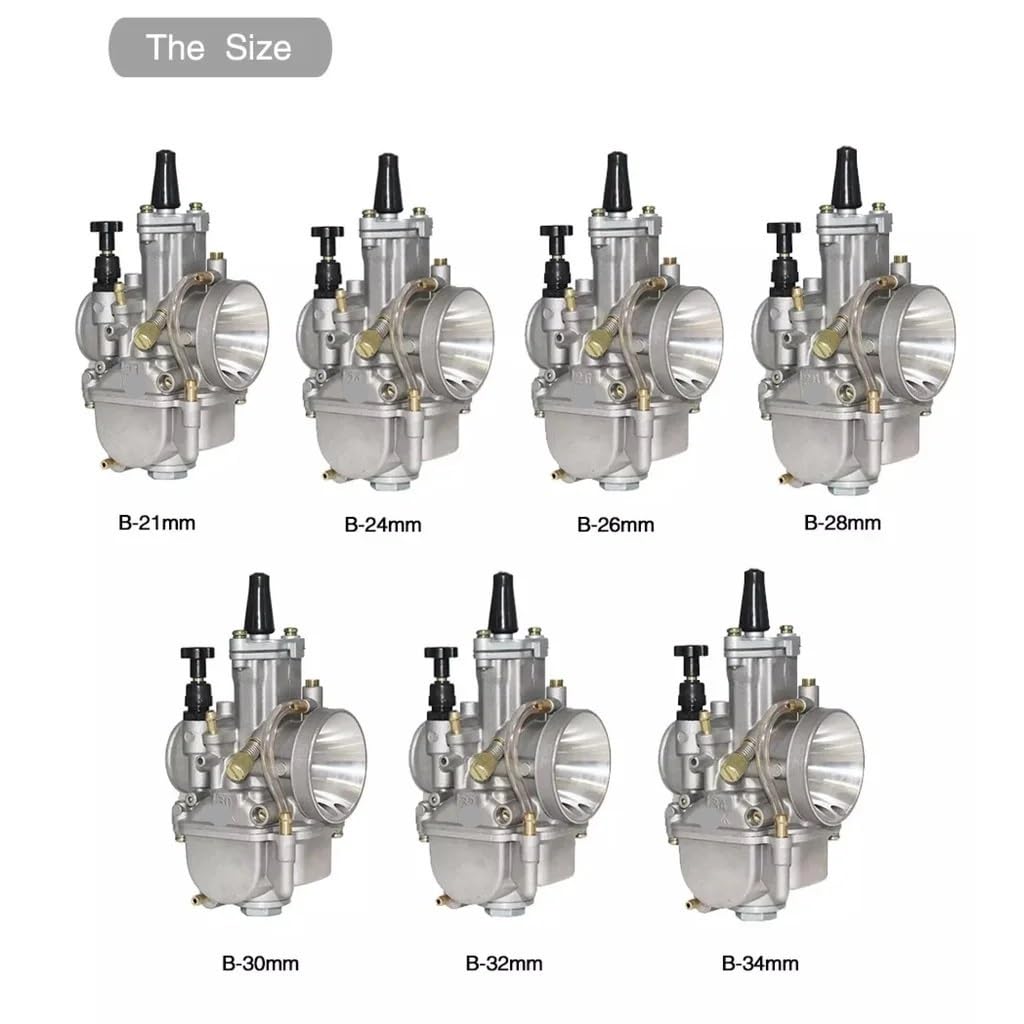 Carburatore Ricambio Carburatore Moto Scivolo Piatto KR150 21mm 24mm 32mm 34mm Per 100cc 125cc 250cc