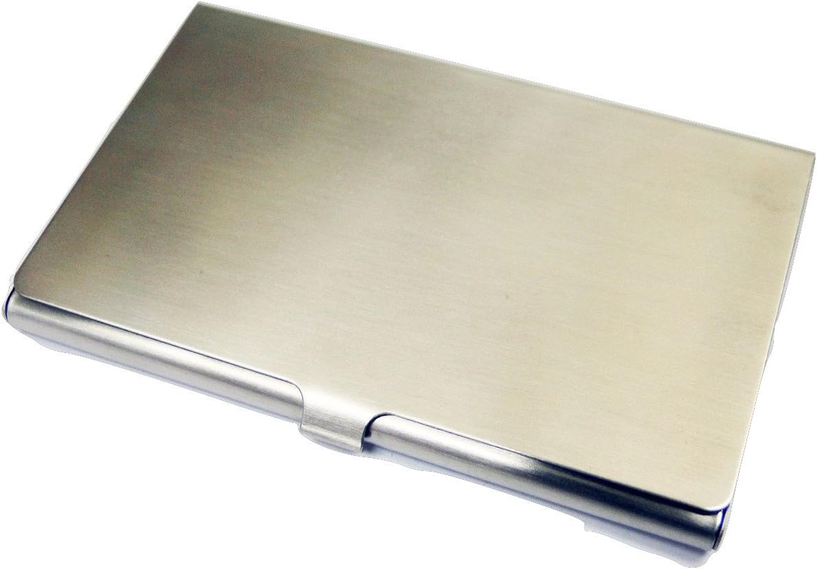 Business Name Card Holder Stainless Steel Case - Matte