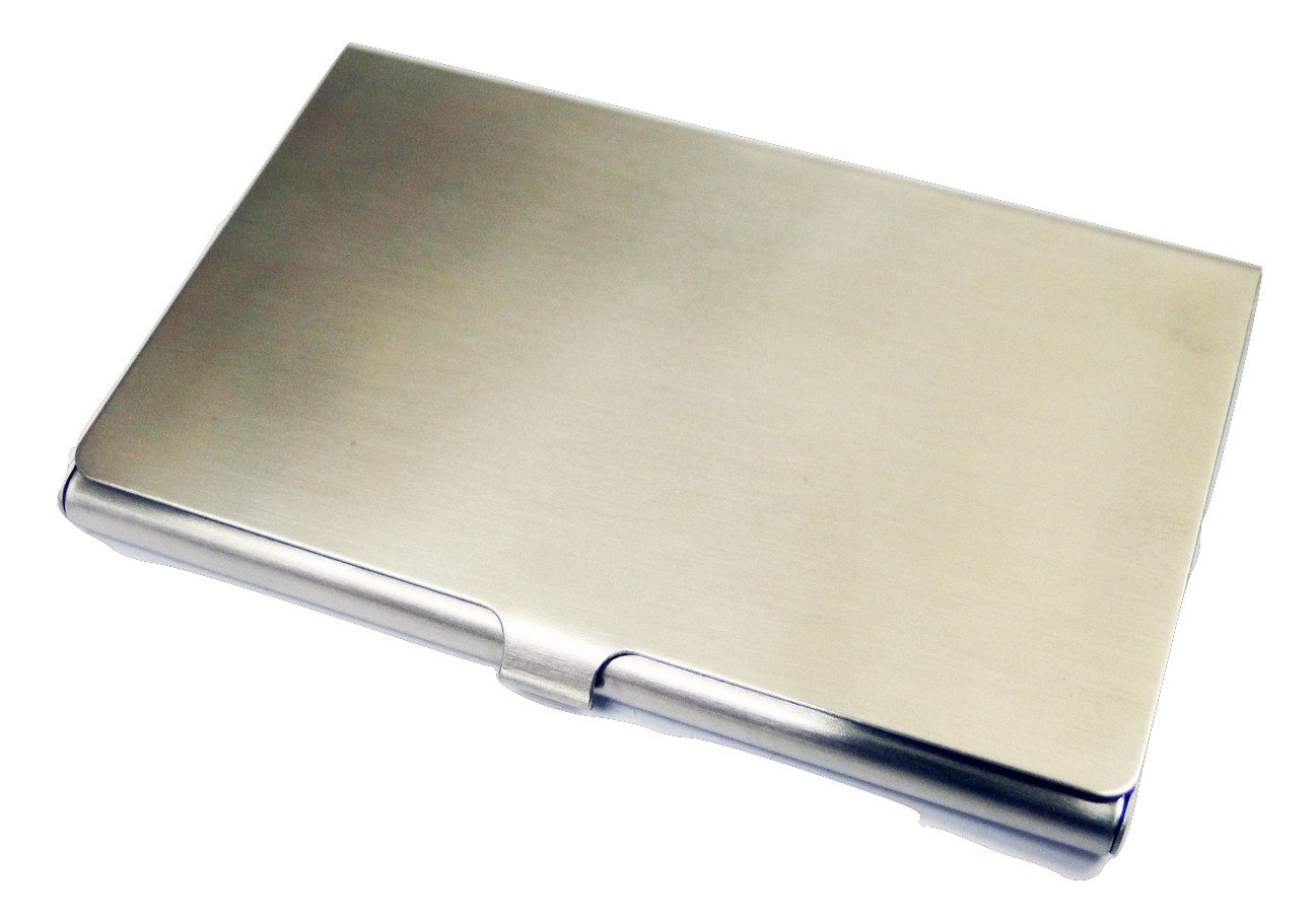 Business Name Card Holder Stainless Steel Case - Matte