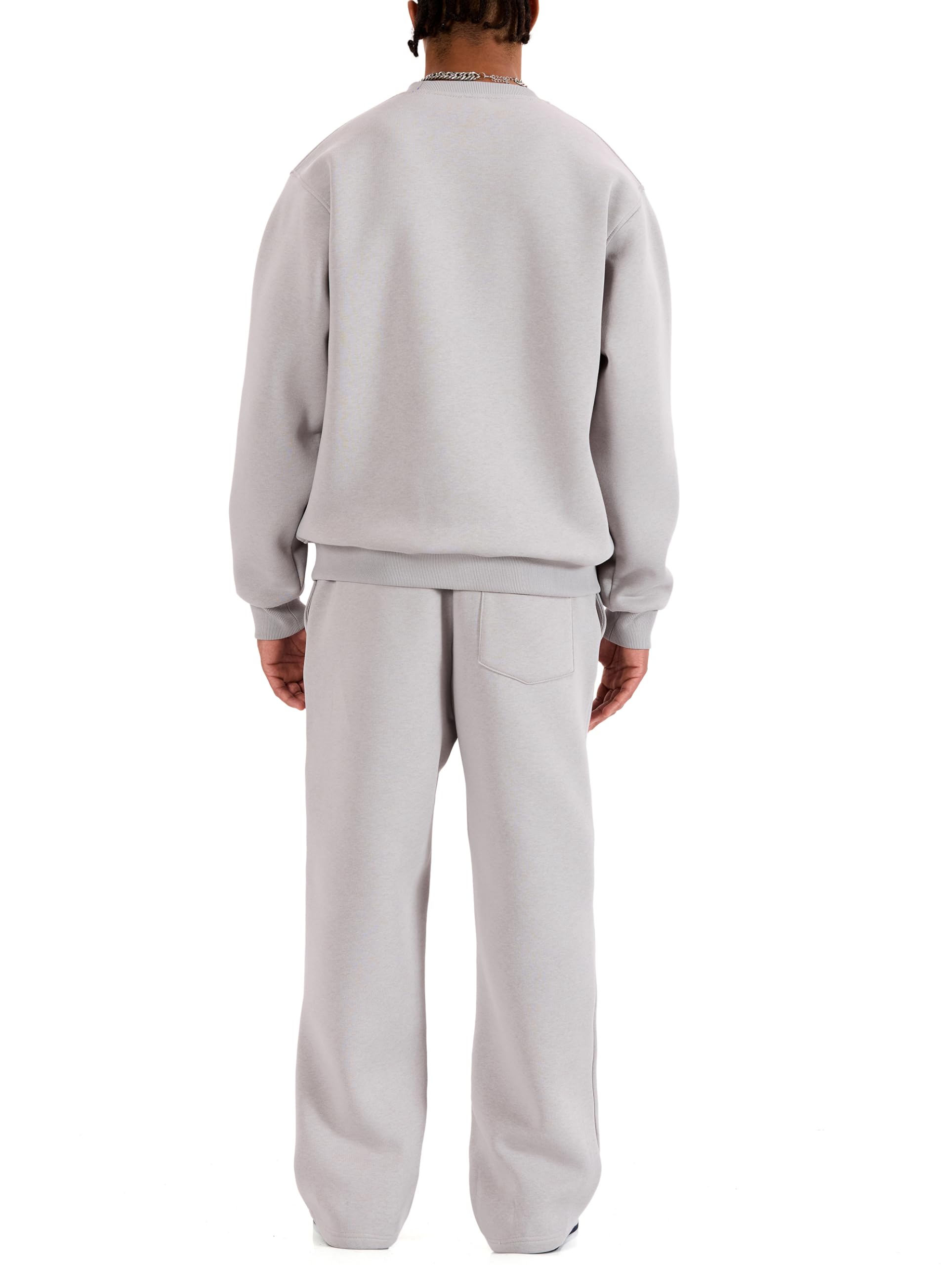 Redbridge Tuta da jogging in due pezzi, comoda tuta da jogging con felpa e pantaloni, tuta loungewear per il tempo libero e tutti i giorni, grigio, XXL