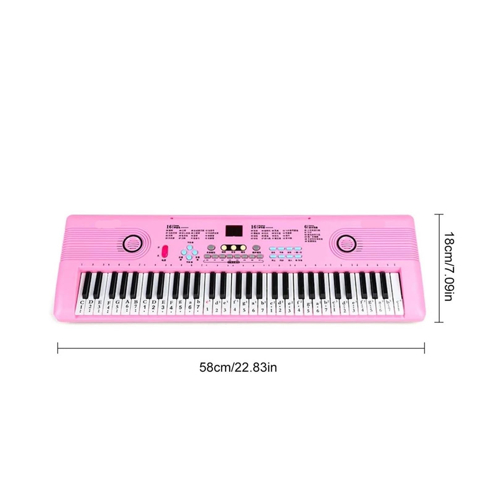 Amazon | ポータブル電子ピアノキーボード 61 キーオルガン