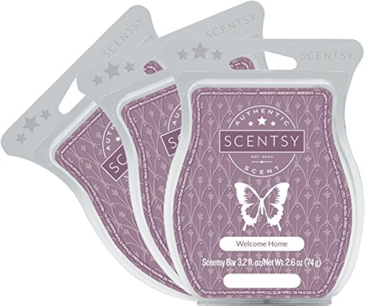 ScentsyWelcome Home, Scentsy Bar, Wickless Candle Tart Warmer Wax 3.2 Oz Bar, 3-Pack (3)