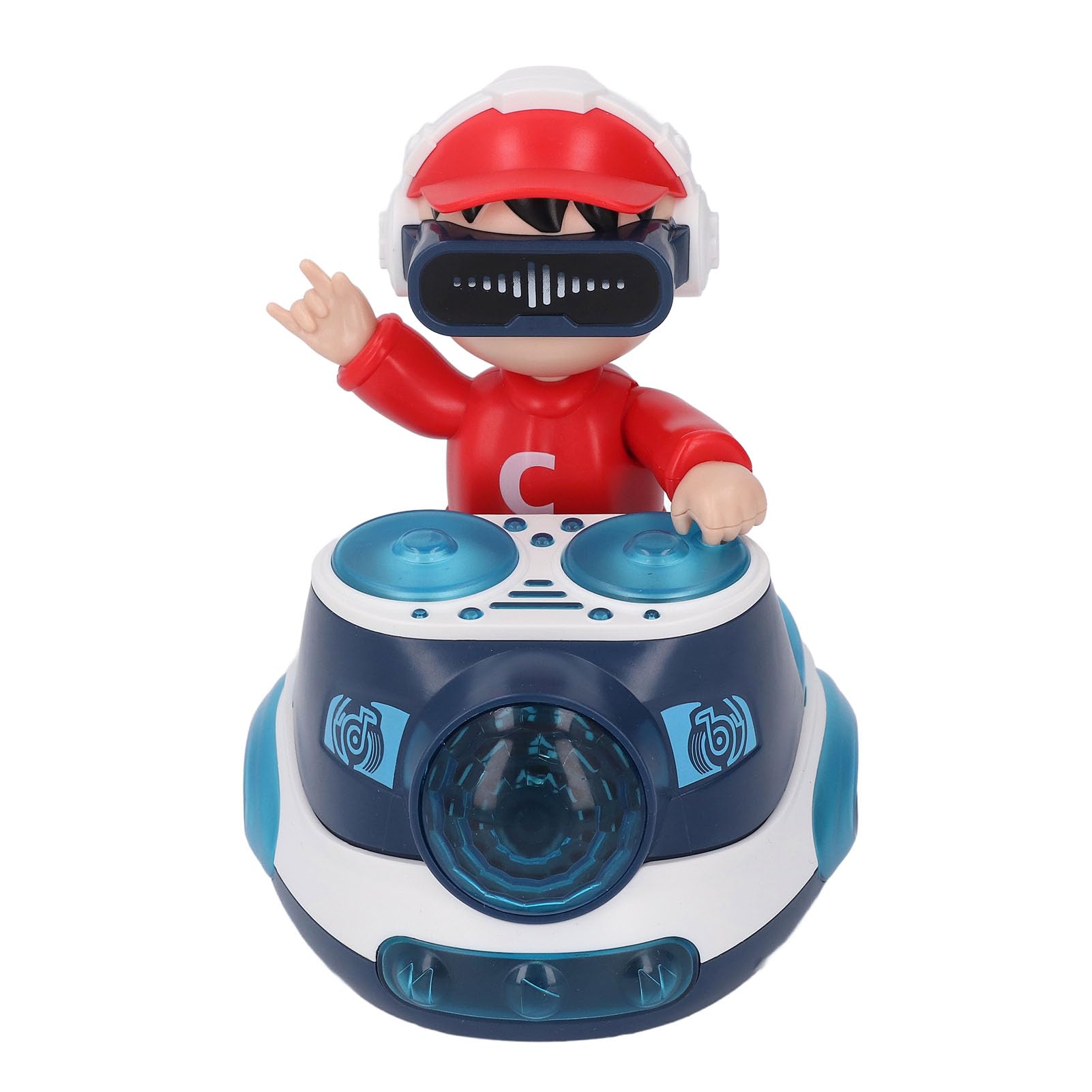 Srliya Toddler Learning Toy DJ Bouncin with Music Lights, DJ Dancing Toy, Universal Wheel Automatic Movement Robot - Image 2