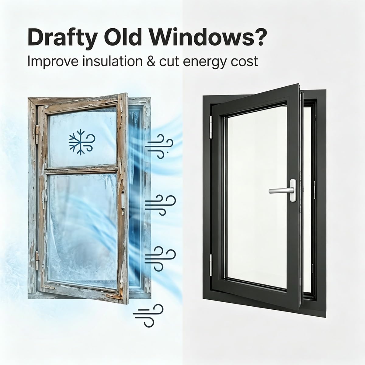 Ventana abatible de aluminio para sótano, doble cristal resistente de repuesto para cobertizo, ventilación suave para dormitorio y baño(Left Push Brown,19x21")