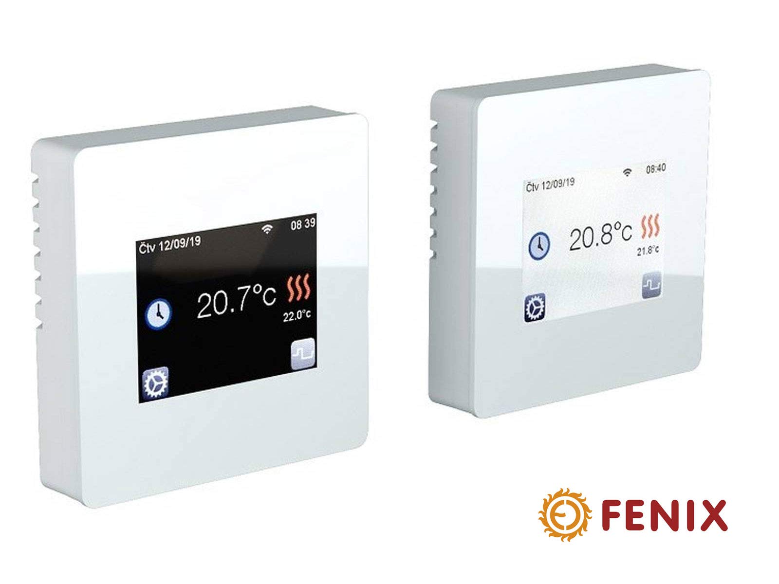 Komplett-Set elektrische Fußbodenheizung Ecofloor 200 W/m² mit Thermostat TFT Wlan/Wifi 1-16 m² (2,5 m² - 0,5 x 5,0 m)