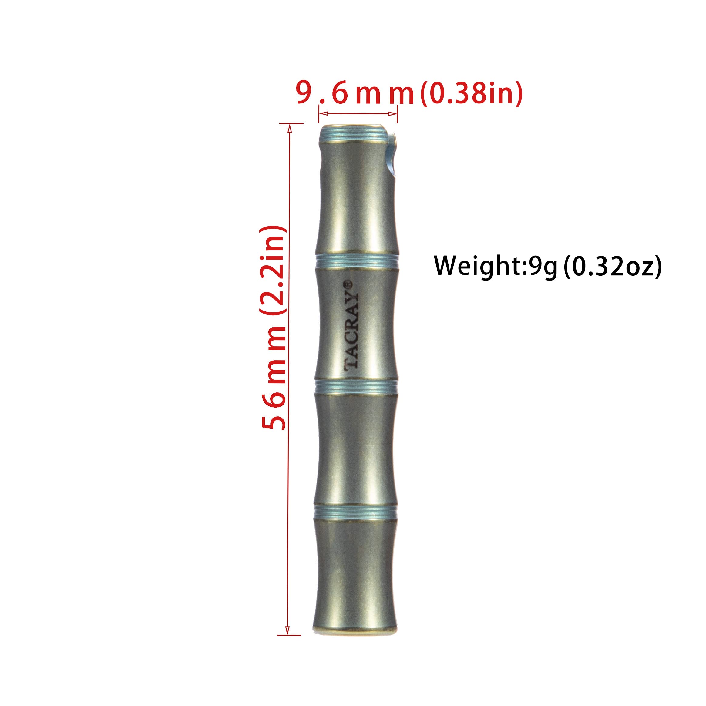 TACRAY Silbato de supervivencia de silbato de titanio para emergencia, silbato fuerte perfecto para seguridad infantil (verde)