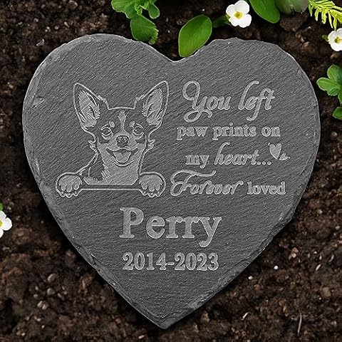 VAPCUFF Chihuahua Memorial Stone, Chihuahua Statue, Chihuahua Memorial Plaque, Chihuahua Memorial Gifts, Chihuahua Loss Sympathy Gift, in Memory of Chihuahua Cover