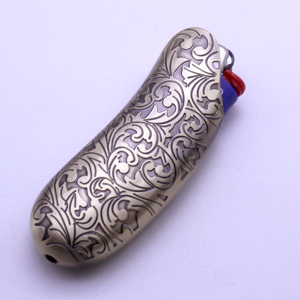 Amazon.co.jp: HUMWE ヴィンテージフラワーデザインメタルライター