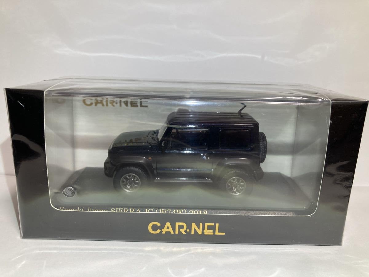 カーネル 1/43 スズキジムニーシエラ JC JB74W 2018 ブラックP ミニカー/完成品 カーネル 1/43 スズキ ジムニー シエラ JC JB74W 2018