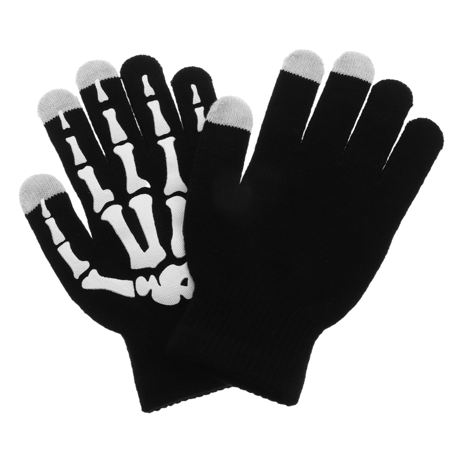 Happyyami Motorcycle Accessories Warm Hand Skull Gloves for Driving Bike Riding Gloves Insulated Liner