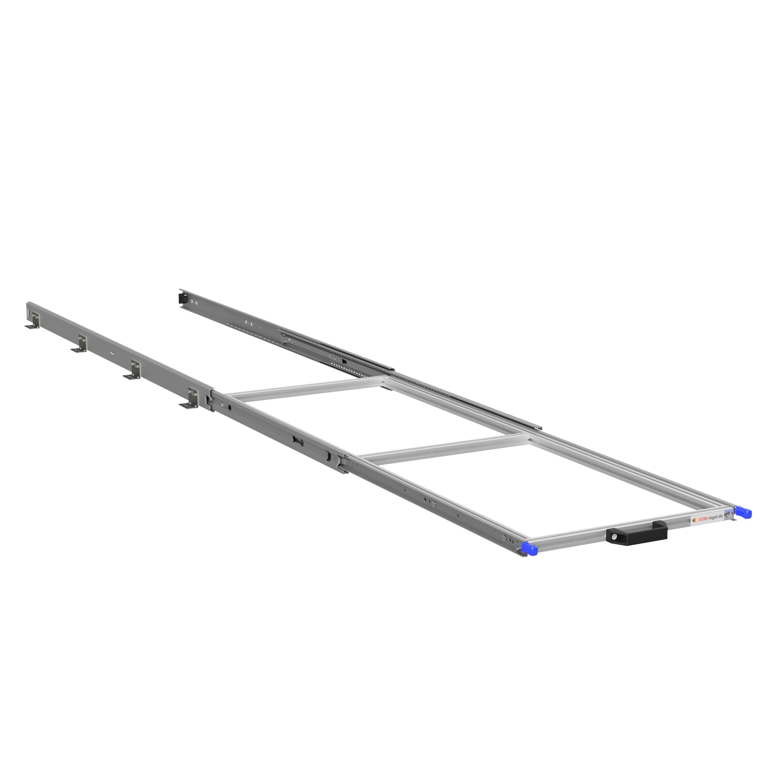 VOBI Heckauszug Kastenwagen mit Montagewinkel (1200x400 mm, 100 kg Version)