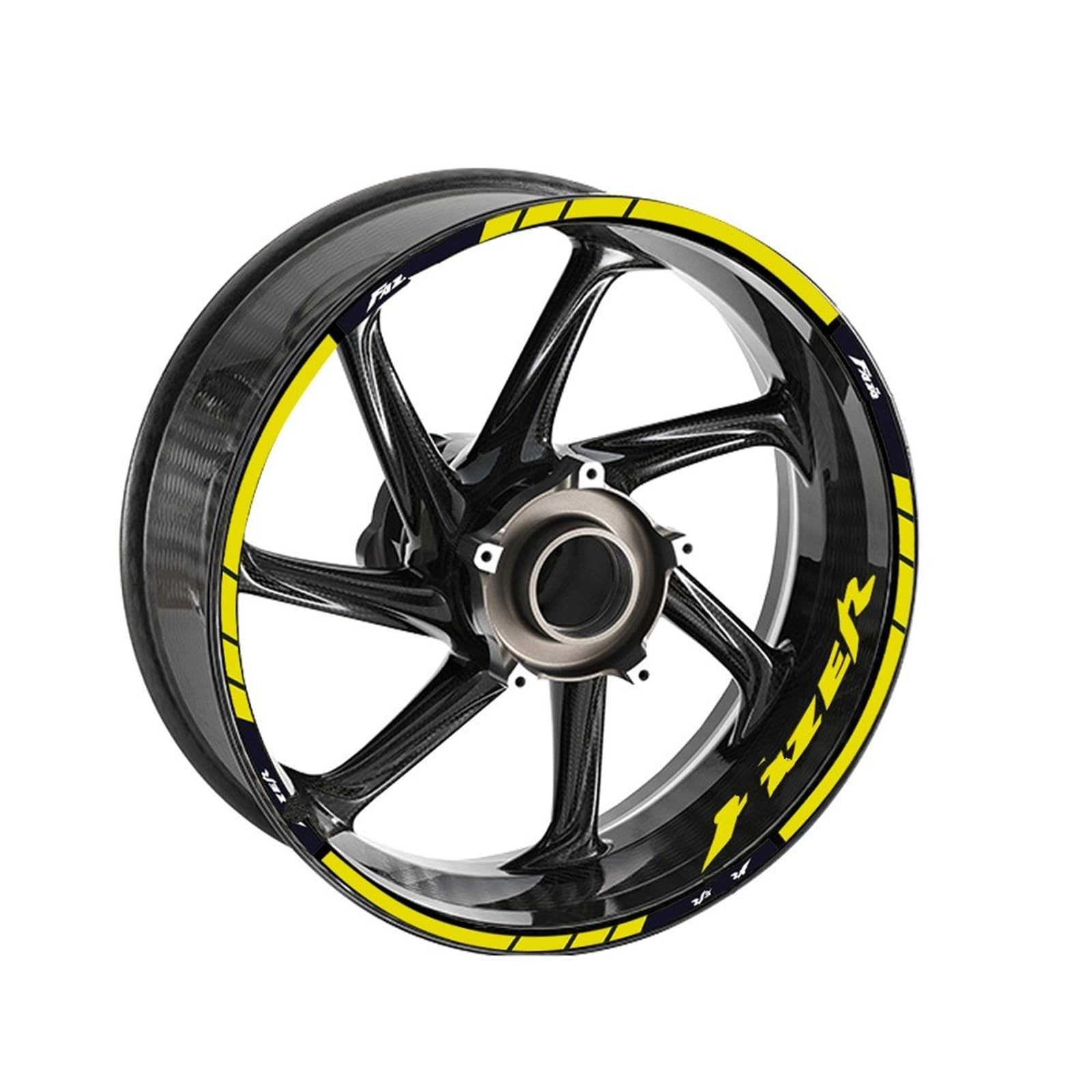 Adesivi Per Cerchi, Ruote Motociclette Decalcomanie Decorative Protezione Bordi Riflettente Adatti Per F&azer FZ1/FZ6 Dal 17" - Per FAZER/ABS(Set meal 4)