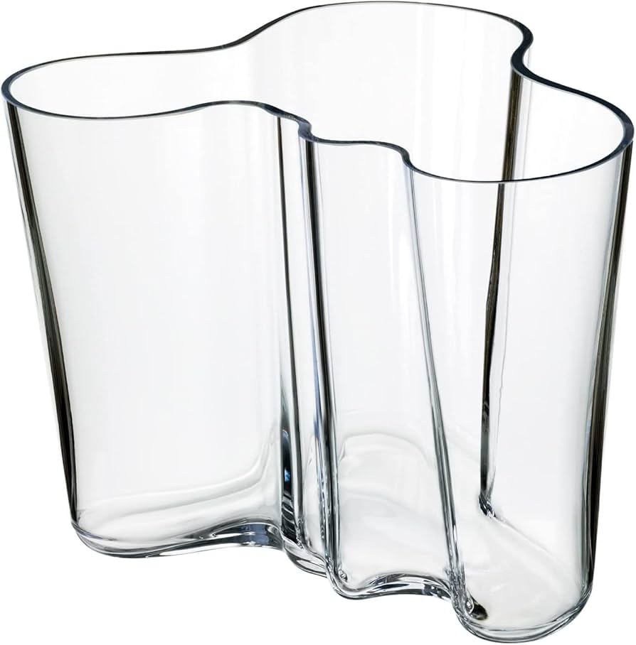  Aalto Vase クリアガラス　95mm Amazon.com: Iittala Alvar Aalto 1007041 Transparent Crystal