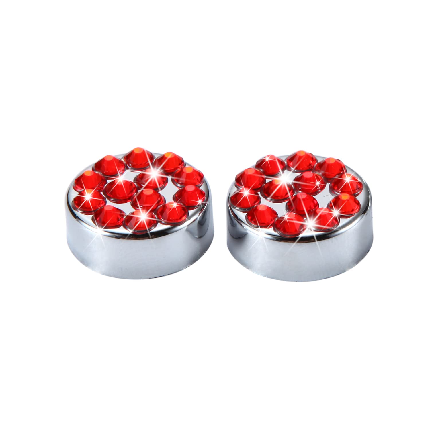 アクセサリー RED Amazon.com: F FIERCE CYCLE Pair M6x1.0 Red Plastic Universal