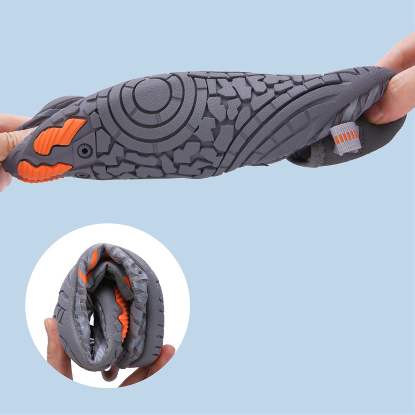 Treer Chaussures Aquatiques, Chaussures Aquatiques Homme Femme, Barefoot Shoes à Séchage Rapide Chaussures 36-46 Minimalistes Barefoot Chaussure De Sport Nautique