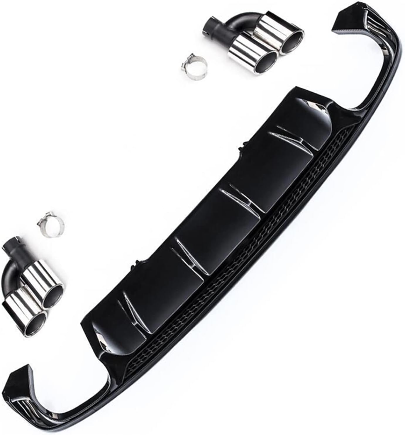 QUCIK Bumpers Fit for Audi S4 B9 2017 2018 2019 Rear Bumper