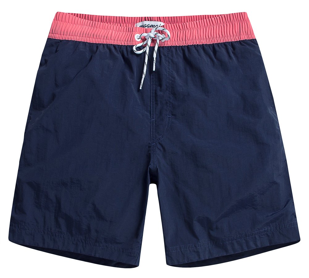 maamgic Mens Swimming Trunks Quick Dry Swim Shorts with Mesh Lining Funny Swimwear 7inch