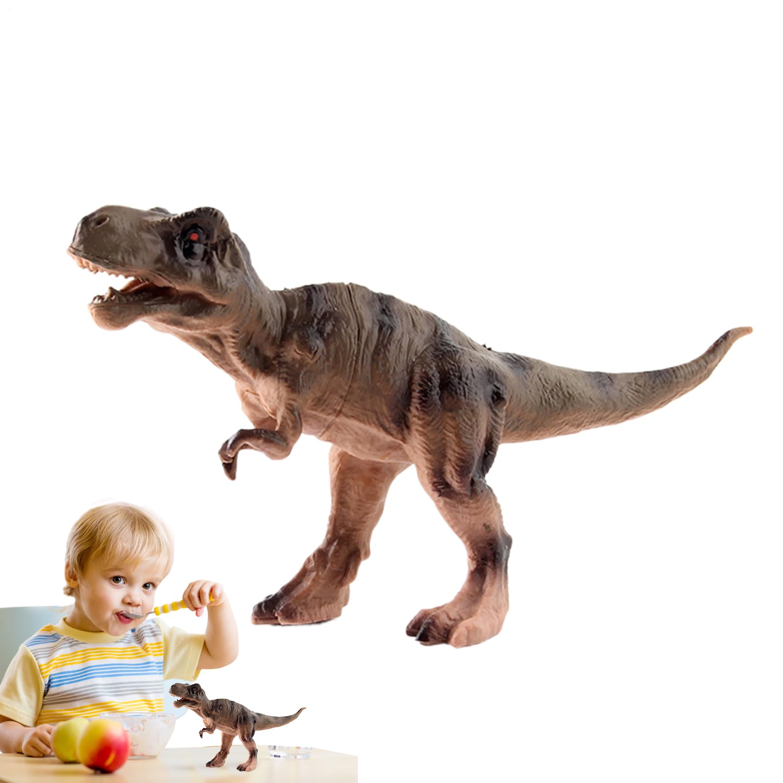Dinosaurier Mais Halter - 6-teiliges Set Mit Edelstahlspitzen Für Grill Und Picknick